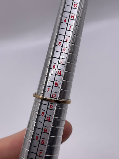 9ct gold ruby and cz wishbone ring