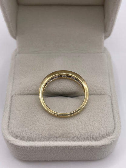 9ct gold diamond ring