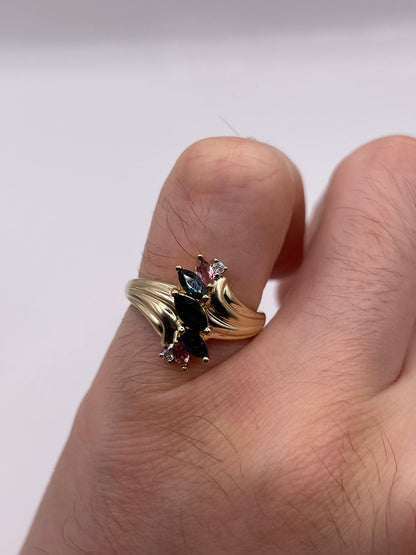9ct gold sapphire ring