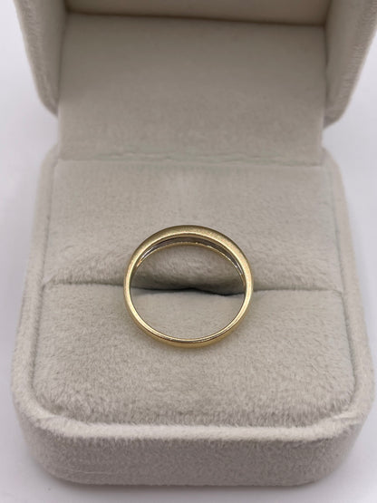 9ct gold diamond ring