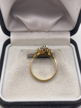 Load image into Gallery viewer, 18ct gold emerald and diamond ring
