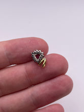 Load image into Gallery viewer, 18ct gold ruby and diamond pendant
