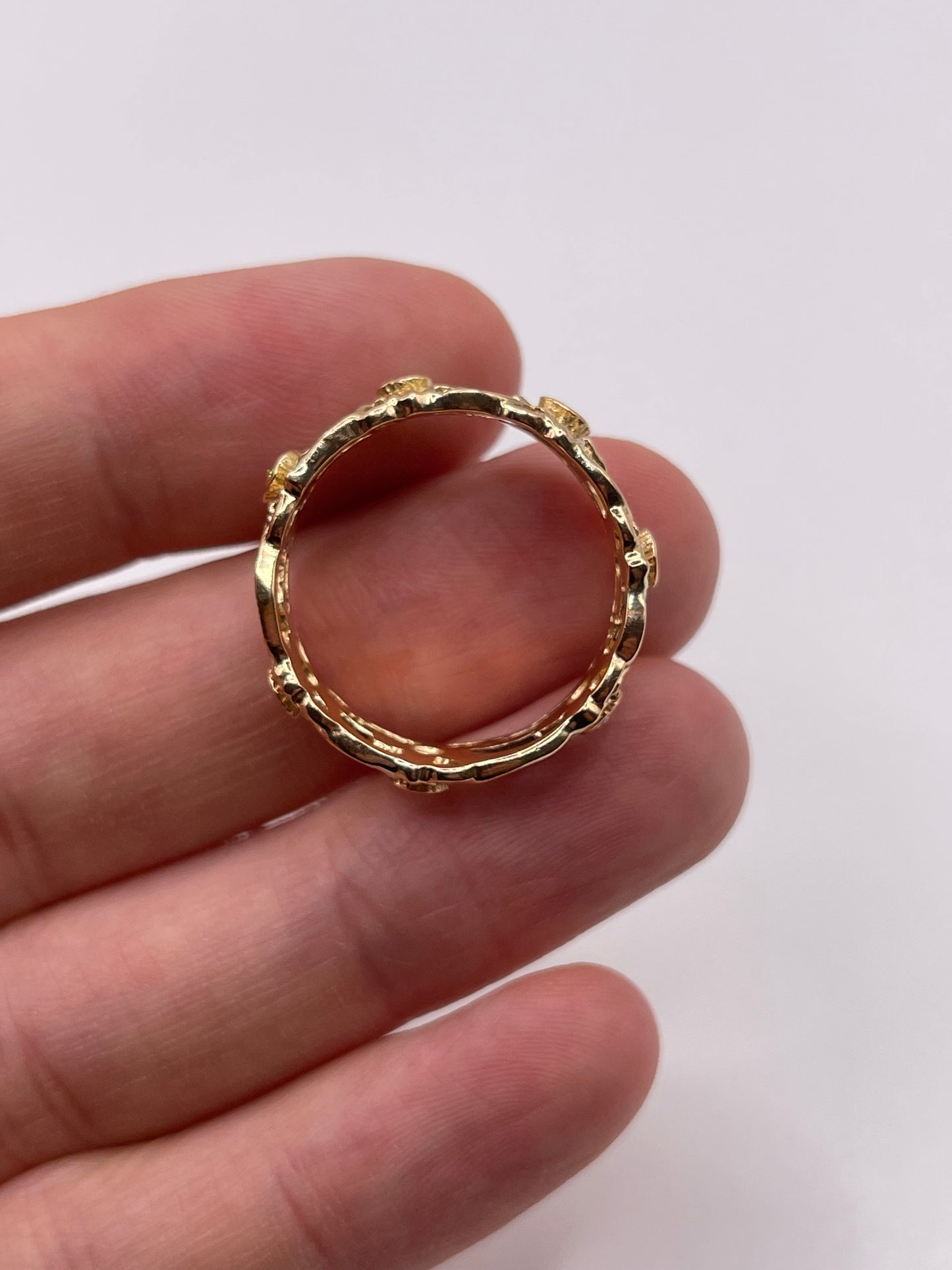 14ct gold diamond eternity ring