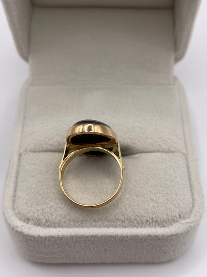 18ct gold opal triplet ring