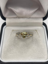 Load image into Gallery viewer, 9ct gold quartz and diamond ring
