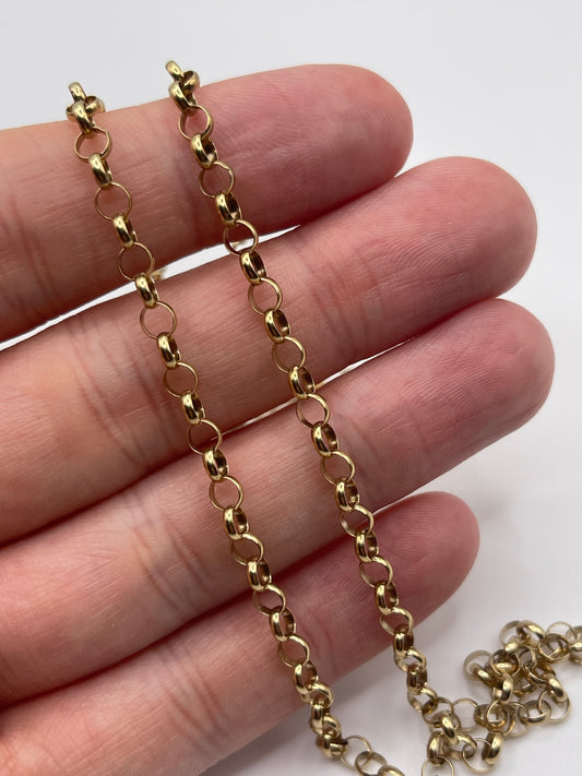 9ct gold chain 383
