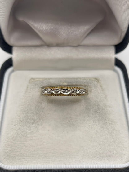 18ct gold diamond ring