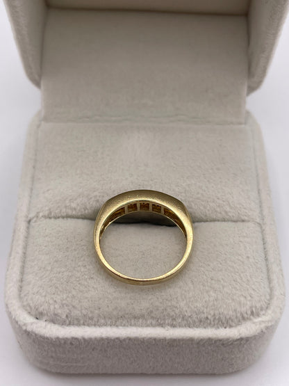 9ct gold citrine ring