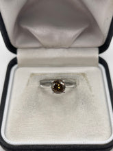 Load image into Gallery viewer, Platinum 2ct cognac diamond ring
