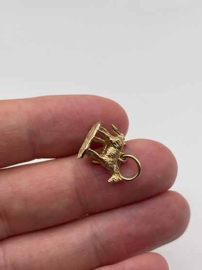 9ct gold horse charm