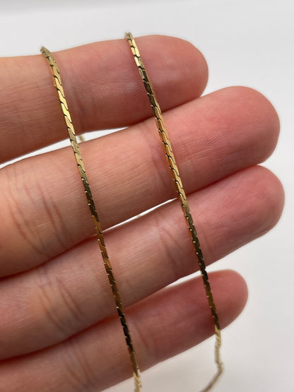 9ct gold chain 160