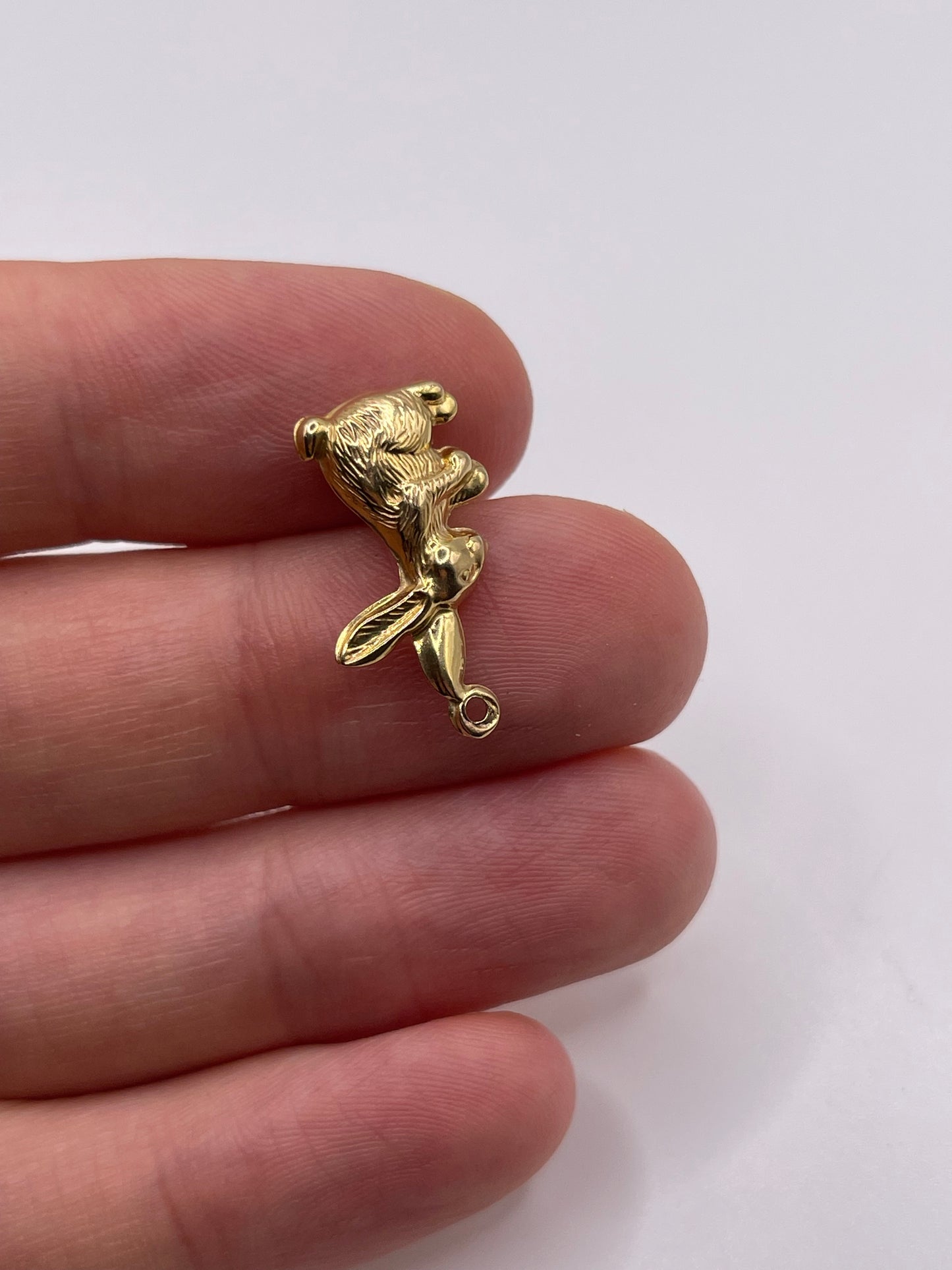 9ct gold rabbit charm