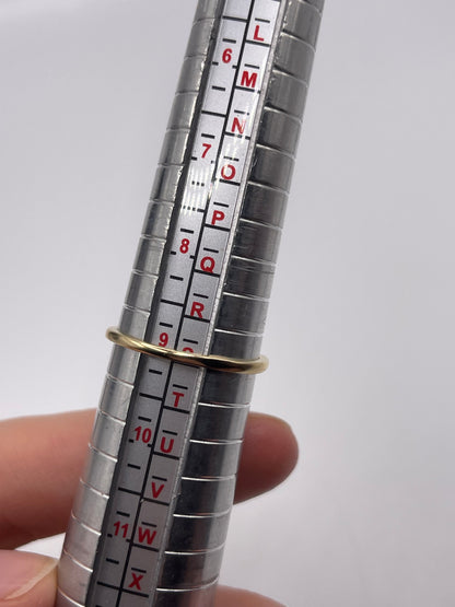 9ct gold jade and amethyst ring