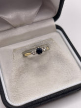 Load image into Gallery viewer, 18ct gold sapphire and diamond ring
