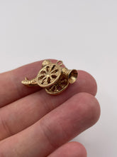 Load image into Gallery viewer, 9ct gold cannon charm
