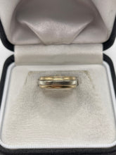 Load image into Gallery viewer, 9ct two tone gold band
