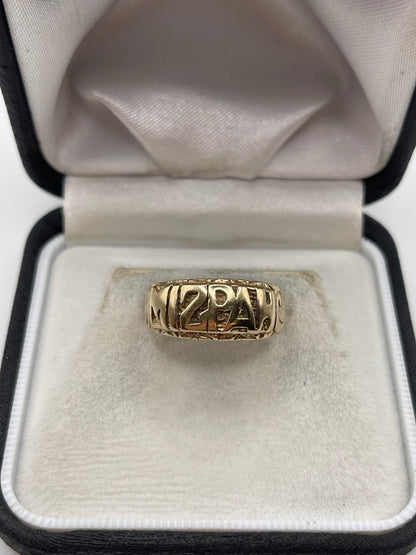9ct gold mizpah ring