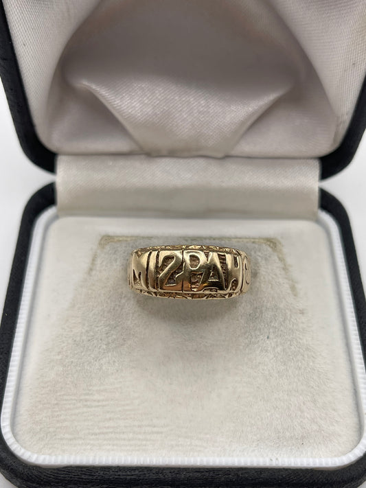 9ct gold mizpah ring