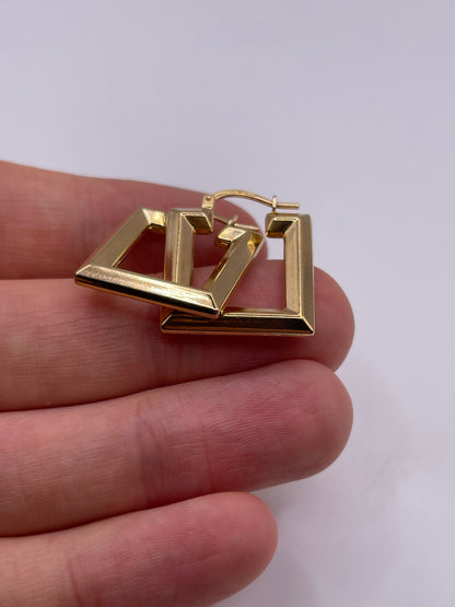 9ct gold Creole earrings