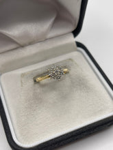 Load image into Gallery viewer, 18ct gold 50 point diamond cluster ring
