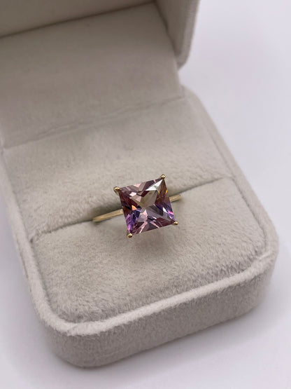 9ct gold ametrine ring