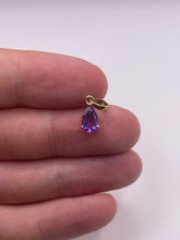 Load image into Gallery viewer, 9ct gold amethyst pendant
