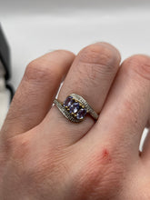 Load image into Gallery viewer, 9ct gold tanzanite and diamond ring
