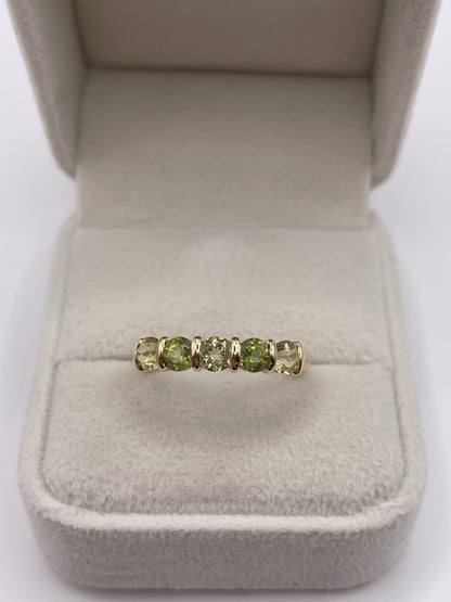 9ct gold multi gemstone ring