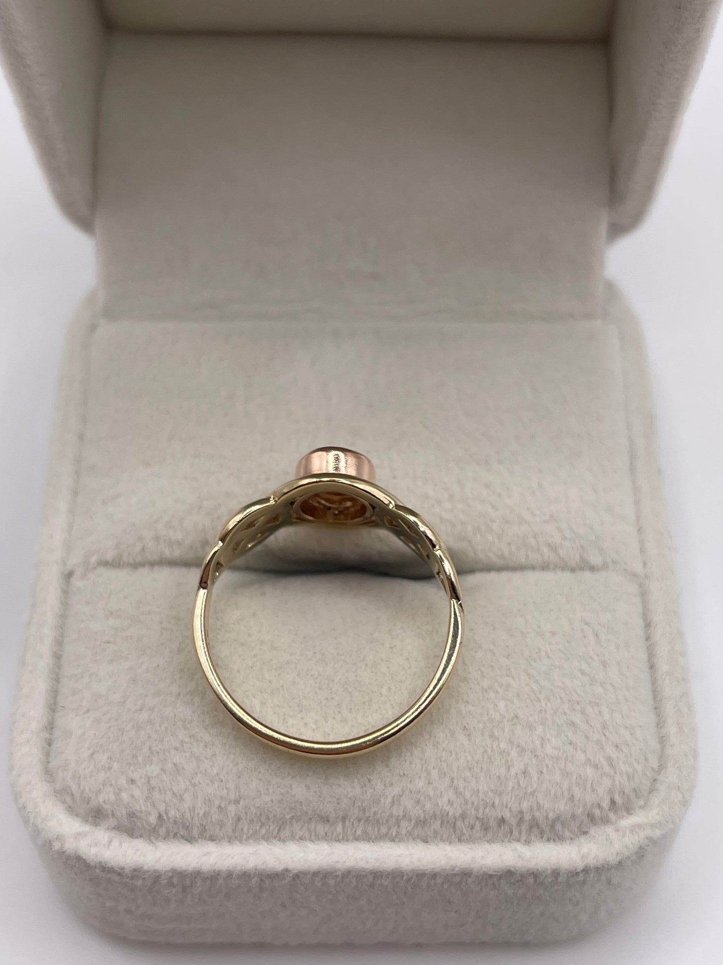 Clogau 9ct gold opal ring