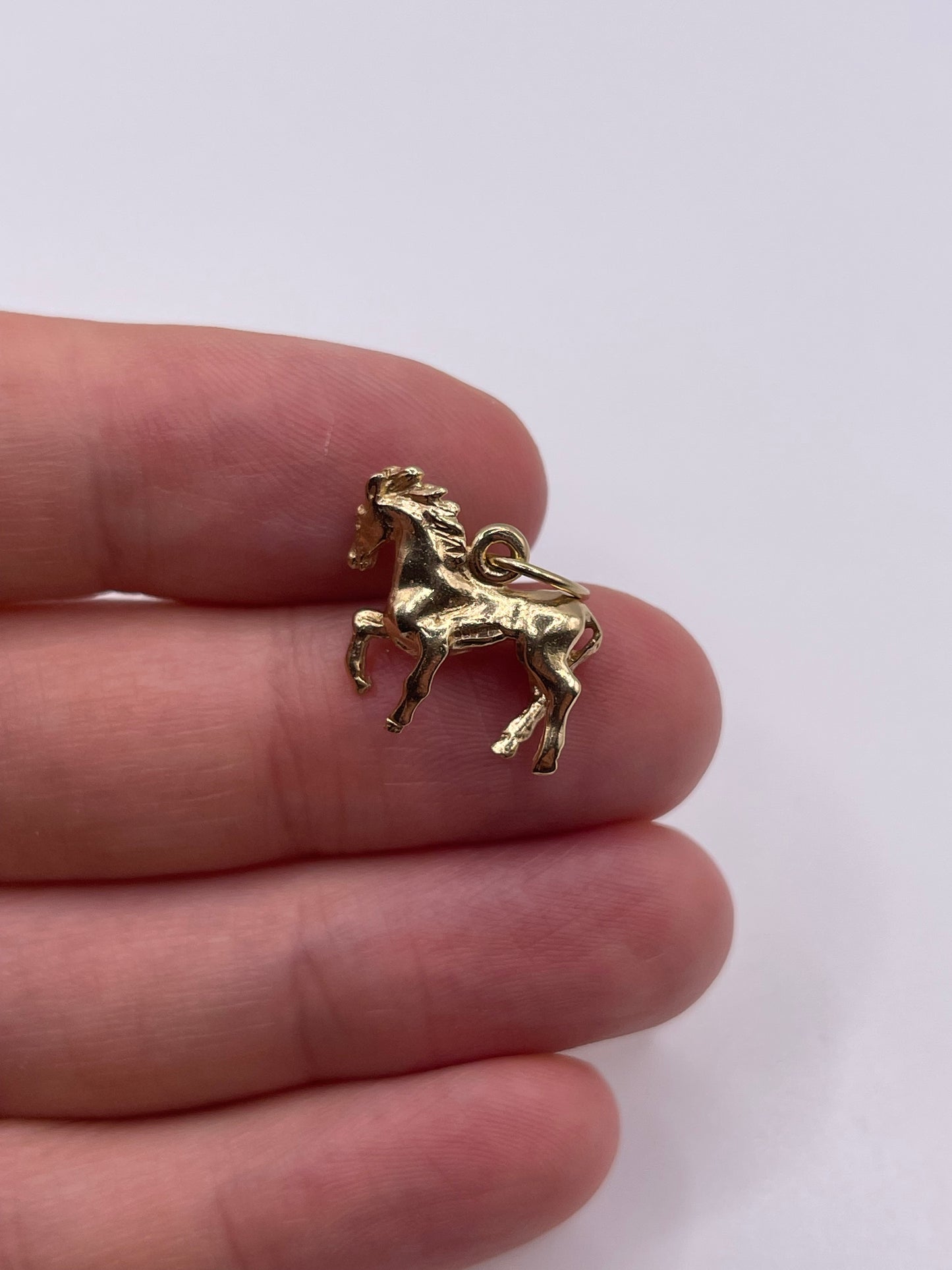 9ct gold horse charm