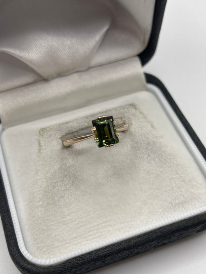 9ct rose gold paste ring