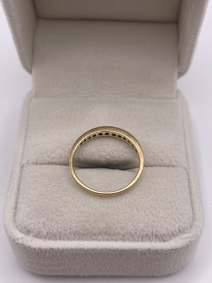 9ct gold diamond ring