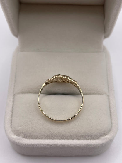 9ct gold Fede ring