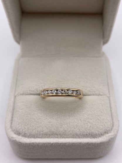 9ct gold diamond ring