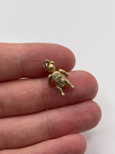 Load image into Gallery viewer, 9ct gold articulated bear pendant
