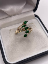 Load image into Gallery viewer, 9ct gold diopside ring
