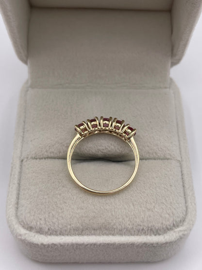 9ct gold tourmaline ring