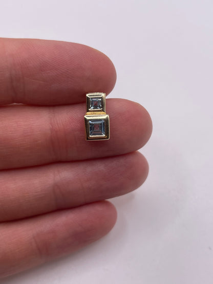9ct gold topaz pendant