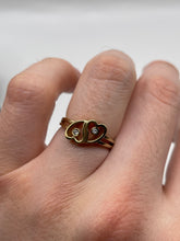 Load image into Gallery viewer, 9ct gold diamond heart ring
