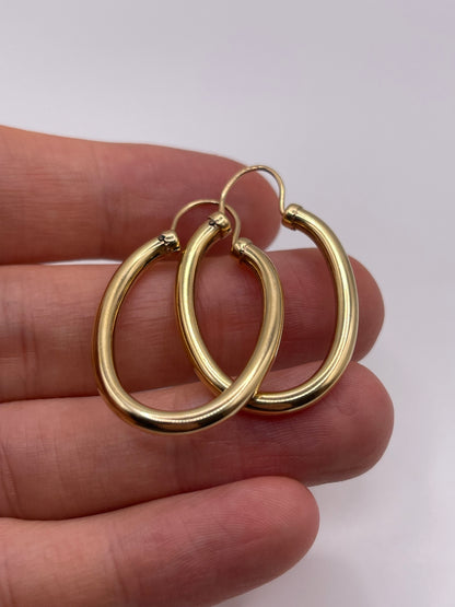 14ct gold Creole earrings