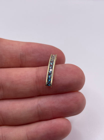 9ct gold topaz pendant