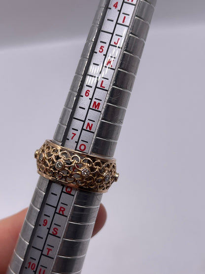 18ct rose gold diamond eternity ring