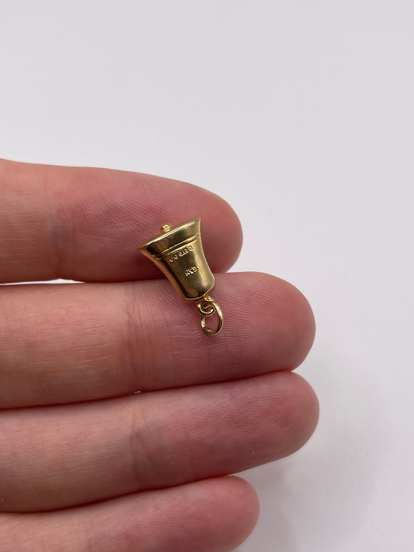 9ct gold bell charm