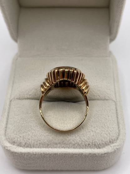 9ct gold opal triplet ring