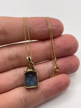 Load image into Gallery viewer, 9ct gold topaz necklace
