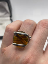 Load image into Gallery viewer, Silver gemstone ring
