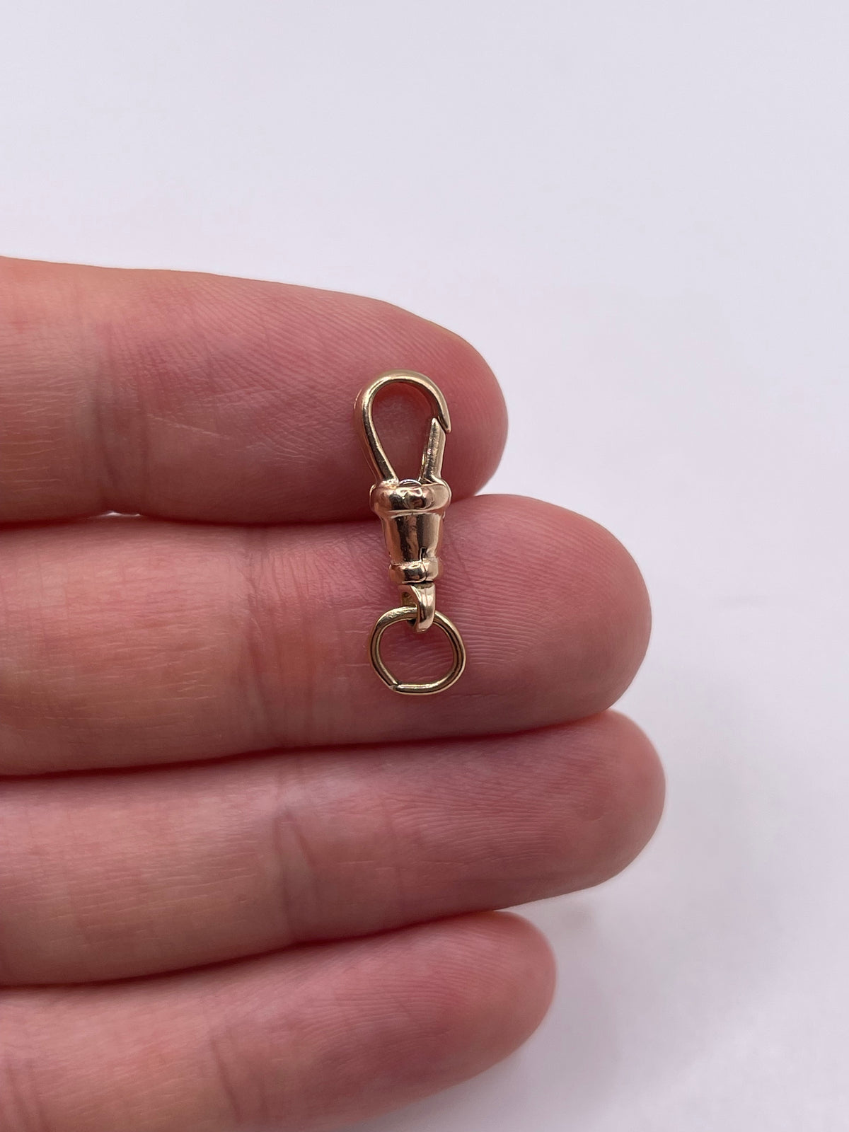 9ct gold swivel dog clip 6