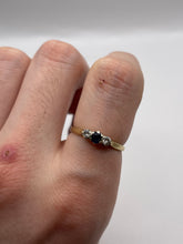 Load image into Gallery viewer, 9ct gold sapphire and diamond ring
