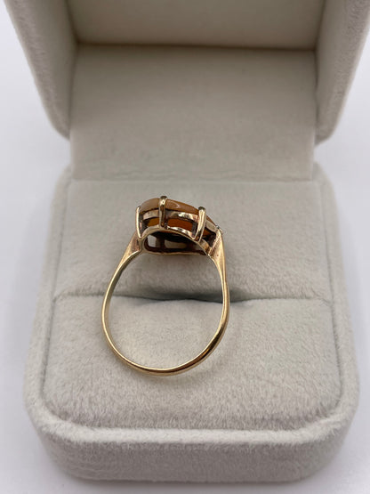 9ct gold cameo ring