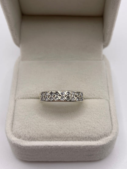 9ct gold diamond ring